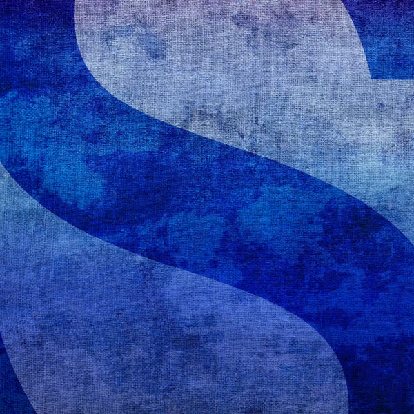 The Letter S: S-Blue To Purple Stain by 5by5collective