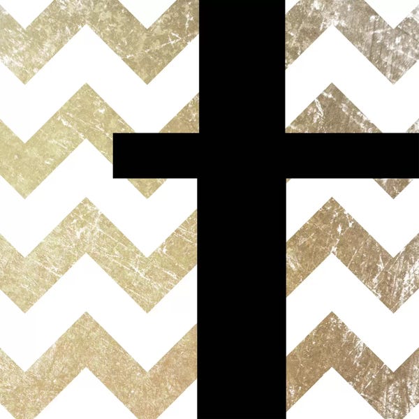 Chevron: T-Bold Gold Chevron by 5by5collective