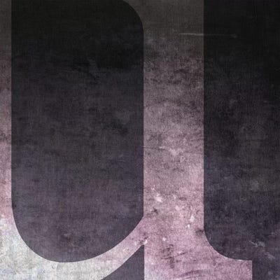 U-B&W Neg by 5by5collective framed canvas print