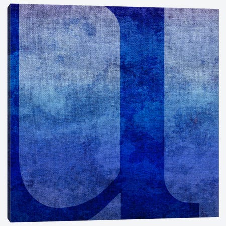 U-Blue To Purple Stain Canvas Print #TOA403} by 5by5collective Canvas Wall Art