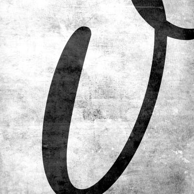 V-B&W Scuff by 5by5collective art print