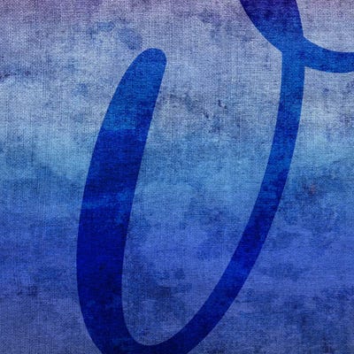 V-Blue To Purple Stain by 5by5collective art print