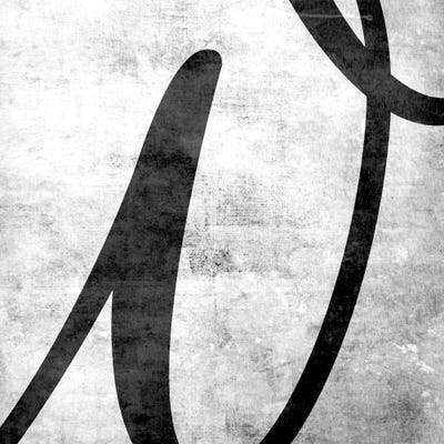 W-B&W Scuff by 5by5collective art print