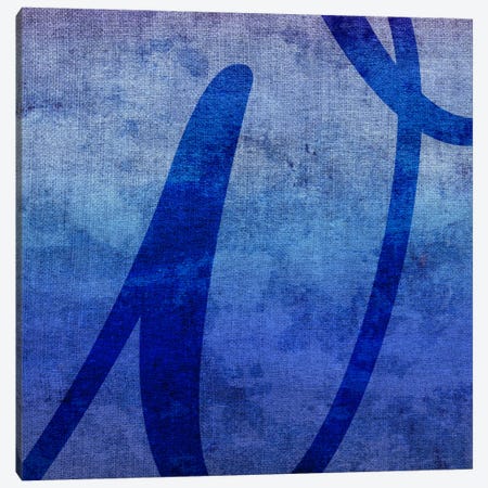 W-Blue To Purple Stain Canvas Print #TOA415} by 5by5collective Canvas Artwork