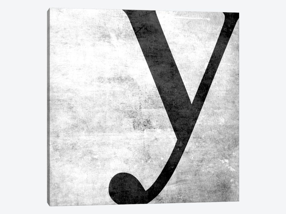 Y-B&W Scuff by 5by5collective 1-piece Canvas Wall Art