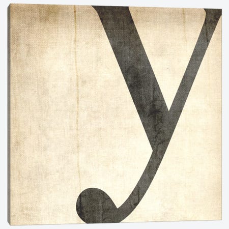 Y-Bleached Linen Canvas Print #TOA426} by 5by5collective Canvas Print