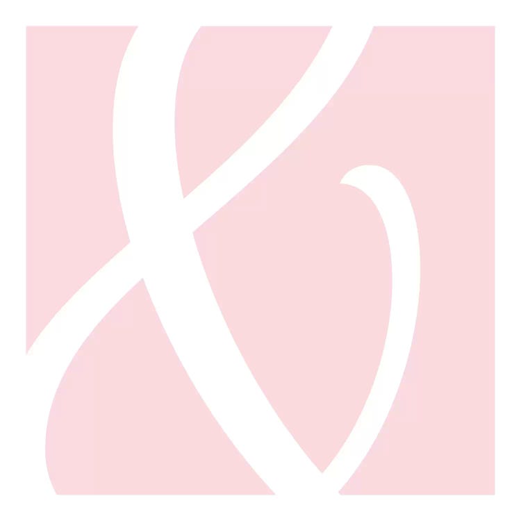 Ampersand in White with Pink Background