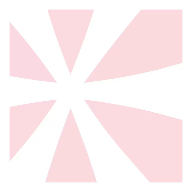 Asterisk in White with Pink Background