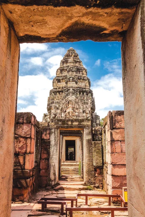 Thailand. Phimai Historical Park. Ruins of ancient Khmer temple complex. Central Sanctuary.