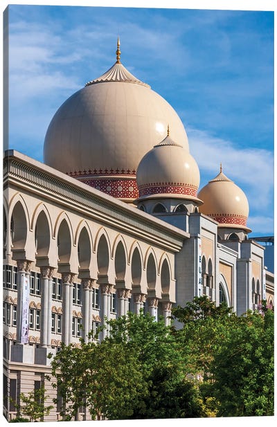 Kuala Lumpur, West Malaysia Dome Of The Palace Of Justice Canvas Art Print