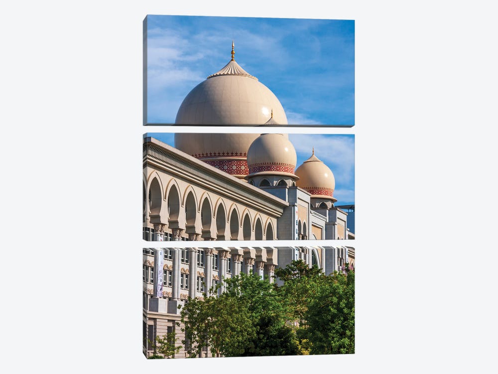 Kuala Lumpur, West Malaysia Dome Of The Palace Of Justice by Tom Haseltine 3-piece Canvas Wall Art