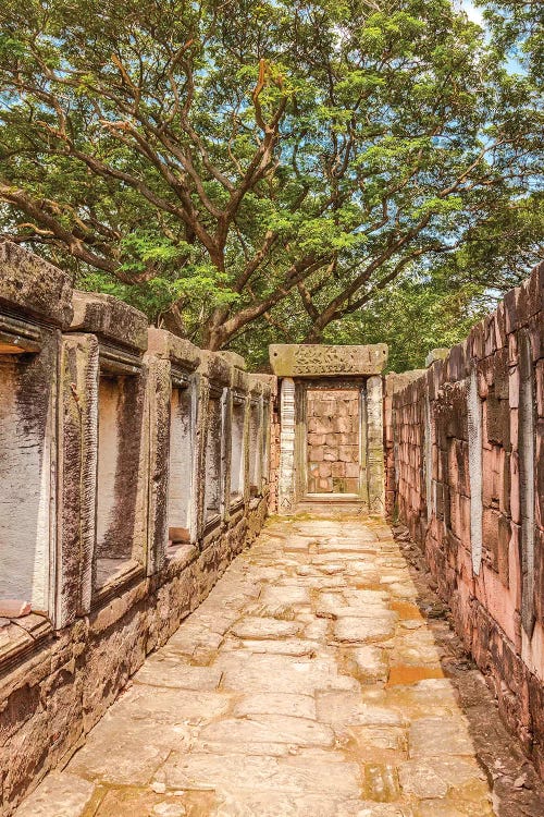 Thailand. Phimai Historical Park. Ruins of ancient Khmer temple complex.