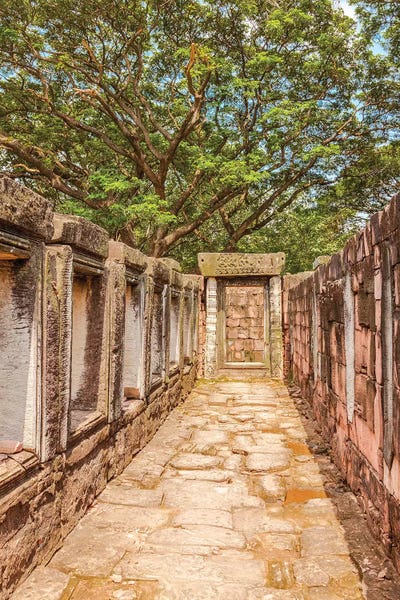 Thailand. Phimai Historical Park. Ruins of ancient Khmer temple complex.
