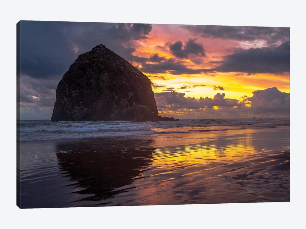 Cannon Beach Sunset by Tim Oldford 1-piece Art Print