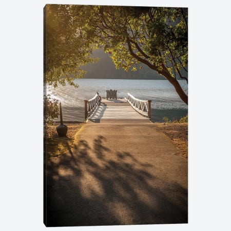 Crescent Lake Pier Canvas Print #TOL2} by Tim Oldford Canvas Art
