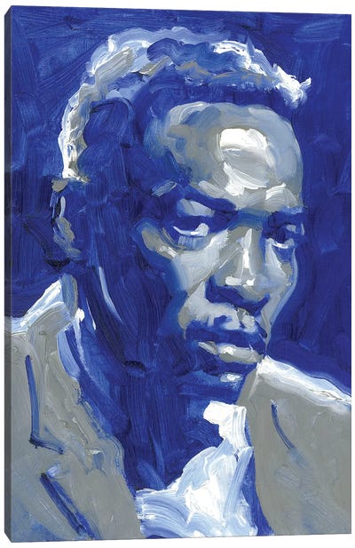 John Lee Hooker Canvas Art Print - Blues Music Art