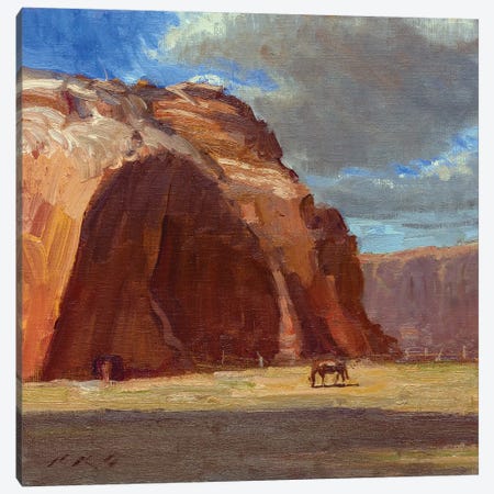 Johnson Canyon Pasture Canvas Print #TOP13} by Tony Pro Canvas Art