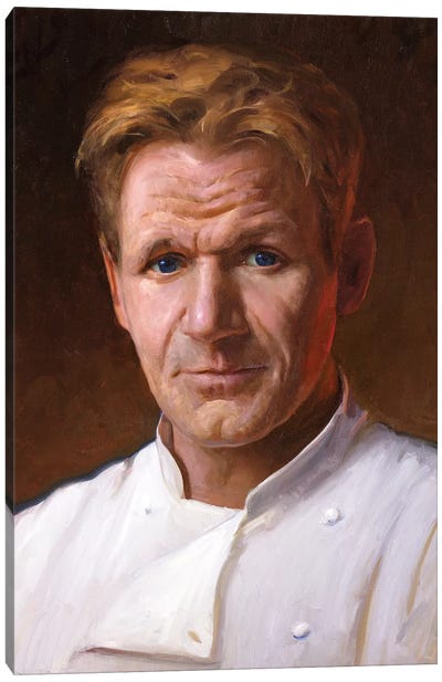 Gordon Canvas Art Print - Celebrity Chefs
