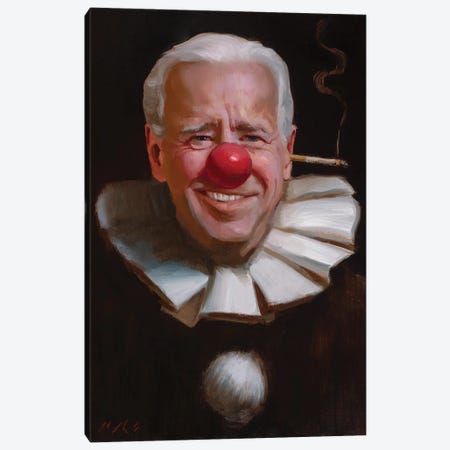 Joe Biden Canvas Print #TOP28} by Tony Pro Canvas Print