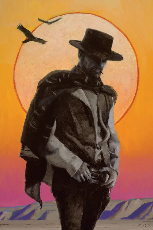 Man With No Name by Tony Pro wall art