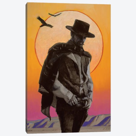 Man With No Name Canvas Print #TOP31} by Tony Pro Canvas Wall Art