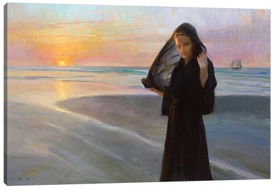 Widow Of The Sea Canvas Art Print - Tony Pro