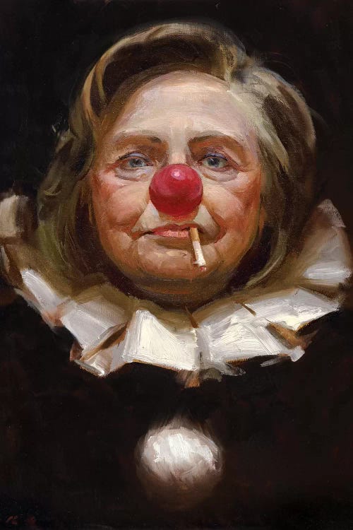 Hillary Clinton by Tony Pro wall art