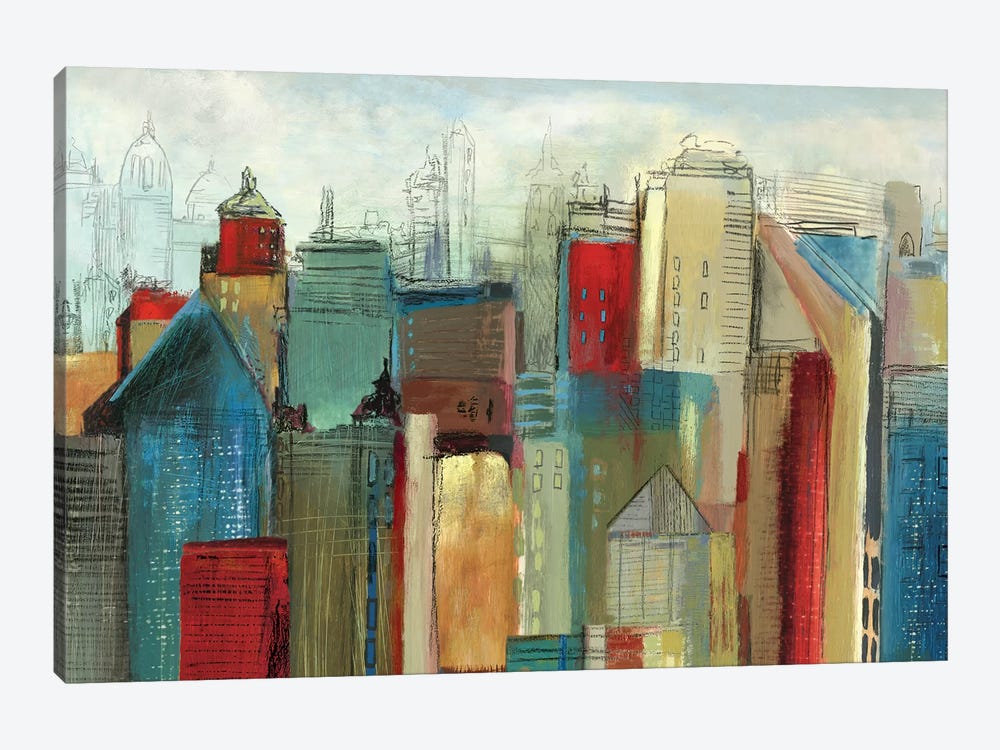 Sunlight City by Tom Reeves 1-piece Canvas Art