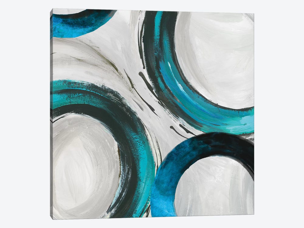 Teal Ring I by Tom Reeves 1-piece Canvas Art Print
