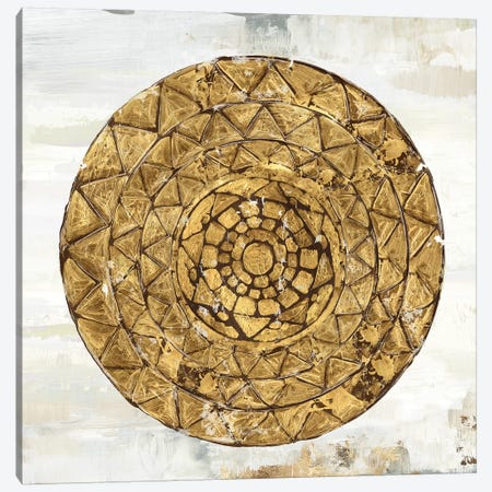 Gold Plate I Canvas Print #TOR150} by Tom Reeves Art Print