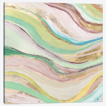 Pastel Waves I Canvas Print #TOR159} by Tom Reeves Canvas Art Print