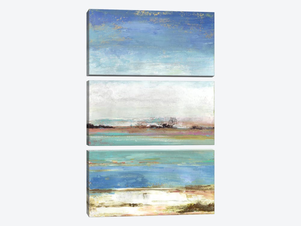 Waterfront I by Tom Reeves 3-piece Canvas Wall Art