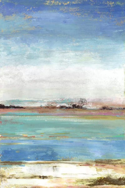 Large Modern Art - Canvas Prints: Waterfront I by Tom Reeves