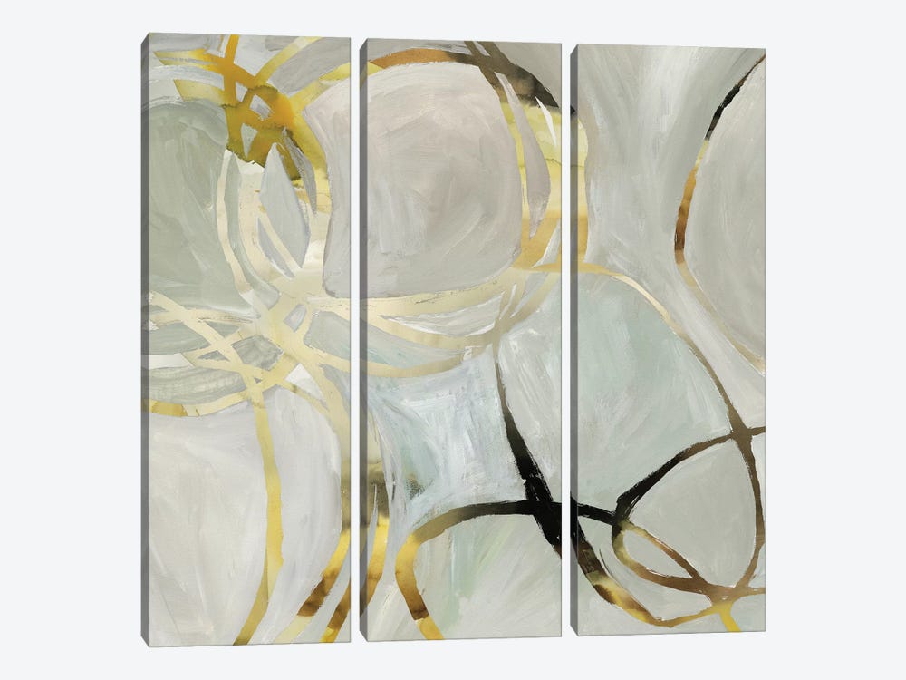 Linked I by Tom Reeves 3-piece Canvas Artwork