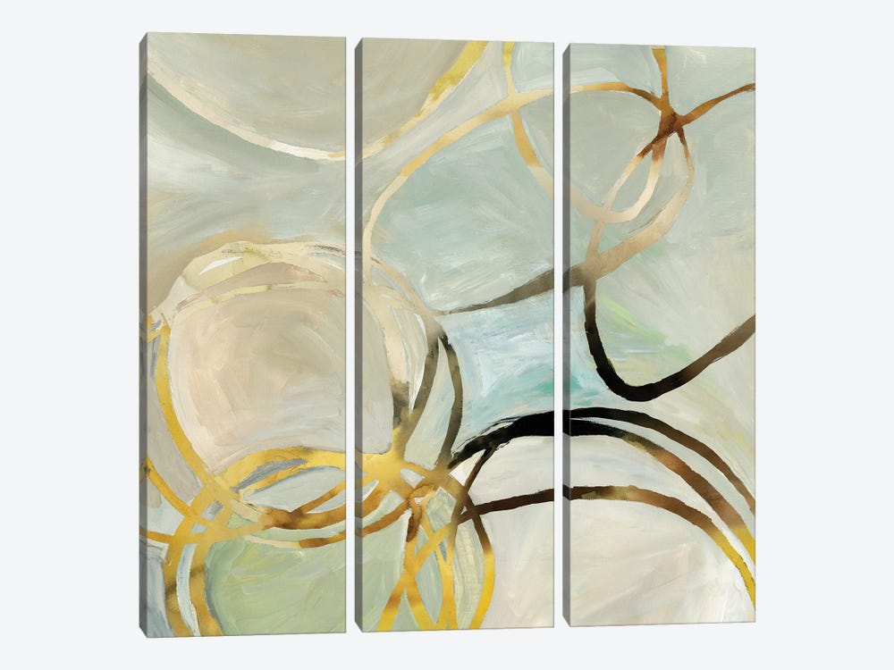 Linked II by Tom Reeves 3-piece Canvas Art