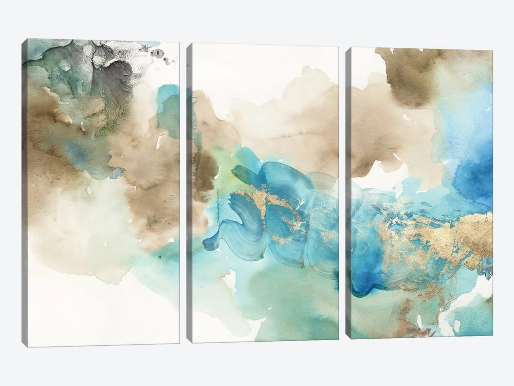 Space Abstract by Tom Reeves 3-piece Canvas Wall Art
