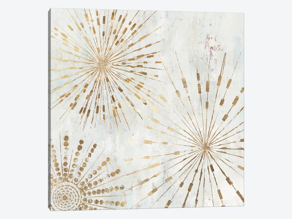 Golden Stars I  by Tom Reeves 1-piece Canvas Wall Art