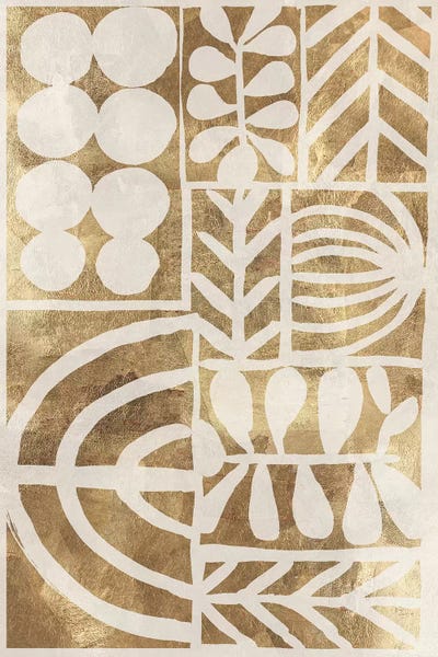 Tom Reeves: Botanic Print Beige by Tom Reeves