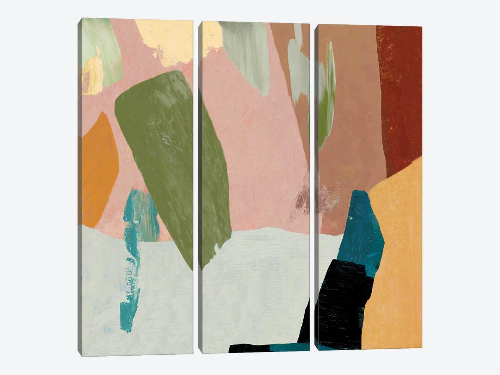 Afloat I  by Tom Reeves 3-piece Canvas Artwork