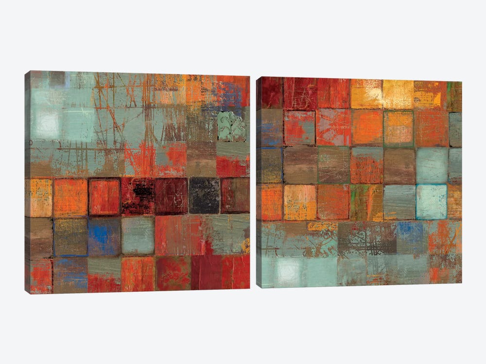 Etcetera Diptych by Tom Reeves 2-piece Canvas Wall Art