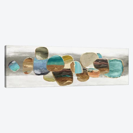Glided Stones I  Canvas Print #TOR313} by Tom Reeves Canvas Print