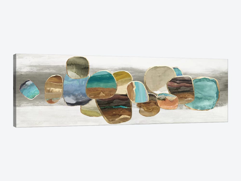 Glided Stones I  by Tom Reeves 1-piece Canvas Print