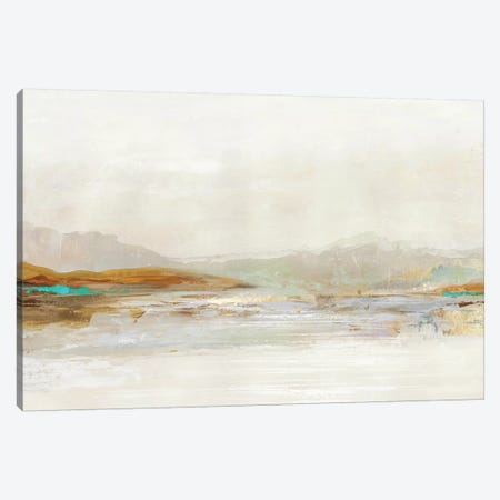 Lake in the Fog  Canvas Print #TOR320} by Tom Reeves Canvas Artwork