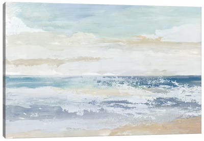 Ocean Salt Canvas Art Print - Coastal & Ocean Abstract Art