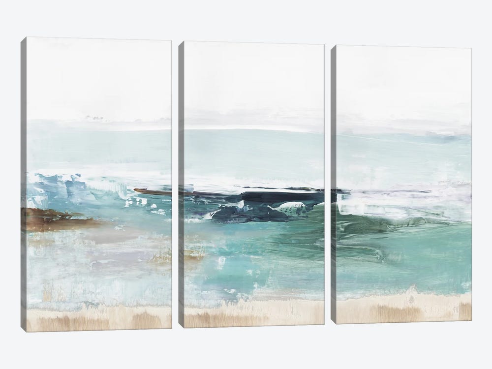 Emerald Waters by Tom Reeves 3-piece Canvas Art Print