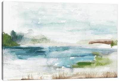 Watery Land Canvas Art Print - Tom Reeves
