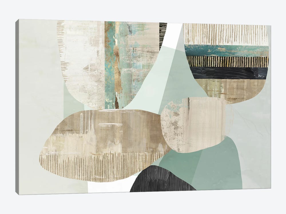 Mixed Celadon by Tom Reeves 1-piece Canvas Wall Art