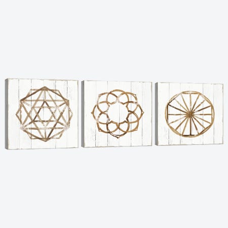 Amulet Triptych Canvas Print Set #TOR3HSET002} by Tom Reeves Canvas Wall Art