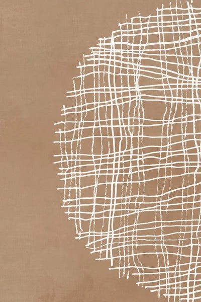 Organic Modern: Basket Weave Circle I by Tom Reeves