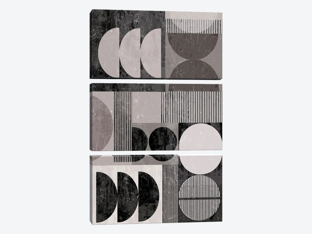 Grafica II by Tom Reeves 3-piece Canvas Wall Art